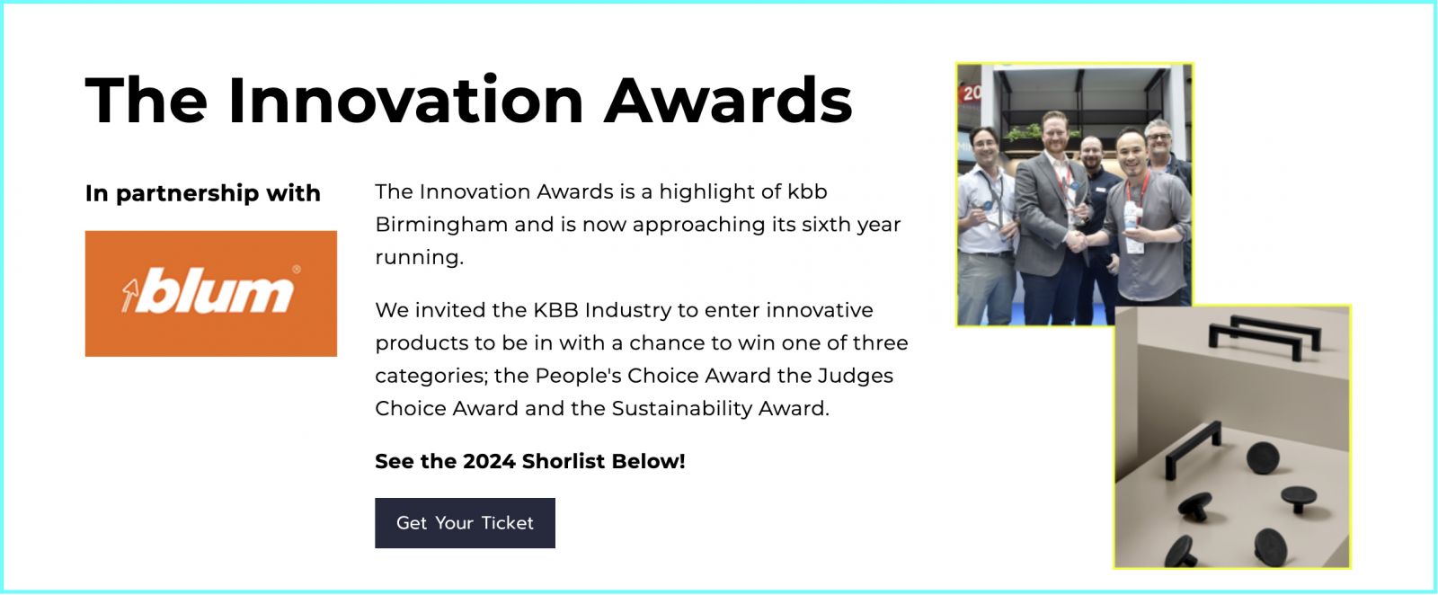 The Innovation Awards - KBB Birmingham - Blum